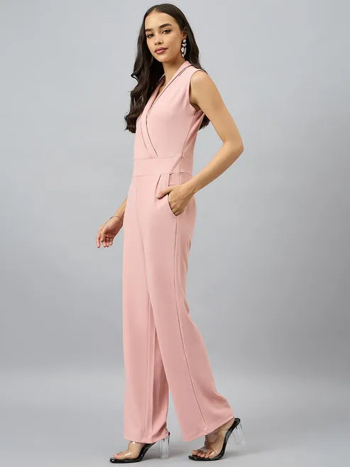 Peach Serenity Sleeveless Jumpsuit