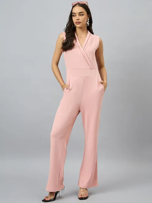 Peach Serenity Sleeveless Jumpsuit