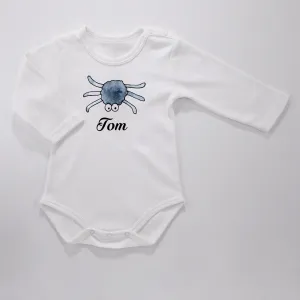 Personalised Baby Bodysuit - Spider