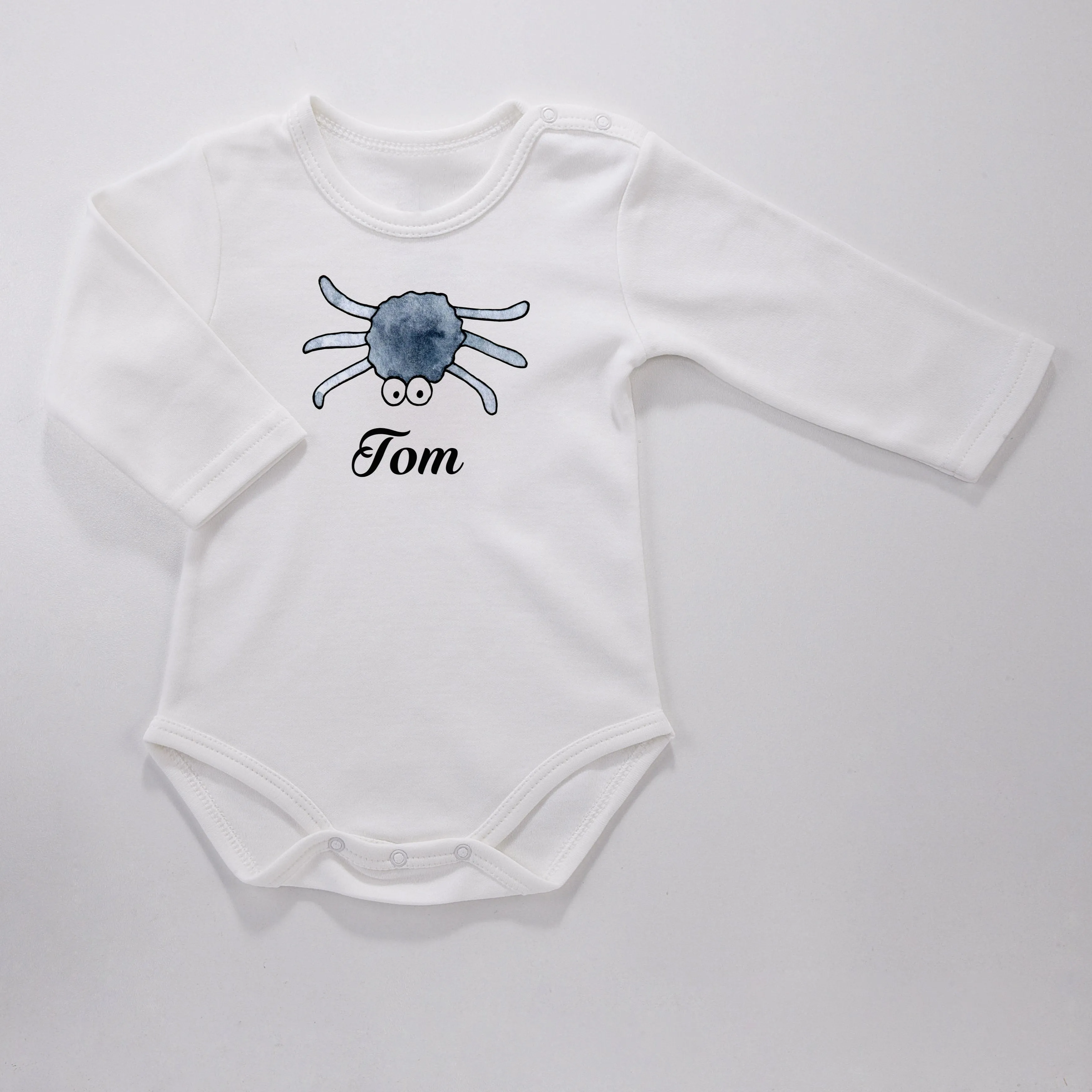 Personalised Baby Bodysuit - Spider