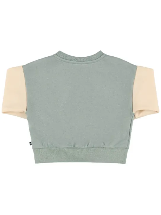 Petit Bateau   Cotton sweat bomber jacket 