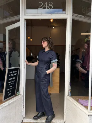 Pivot Jumpsuit, Indigo