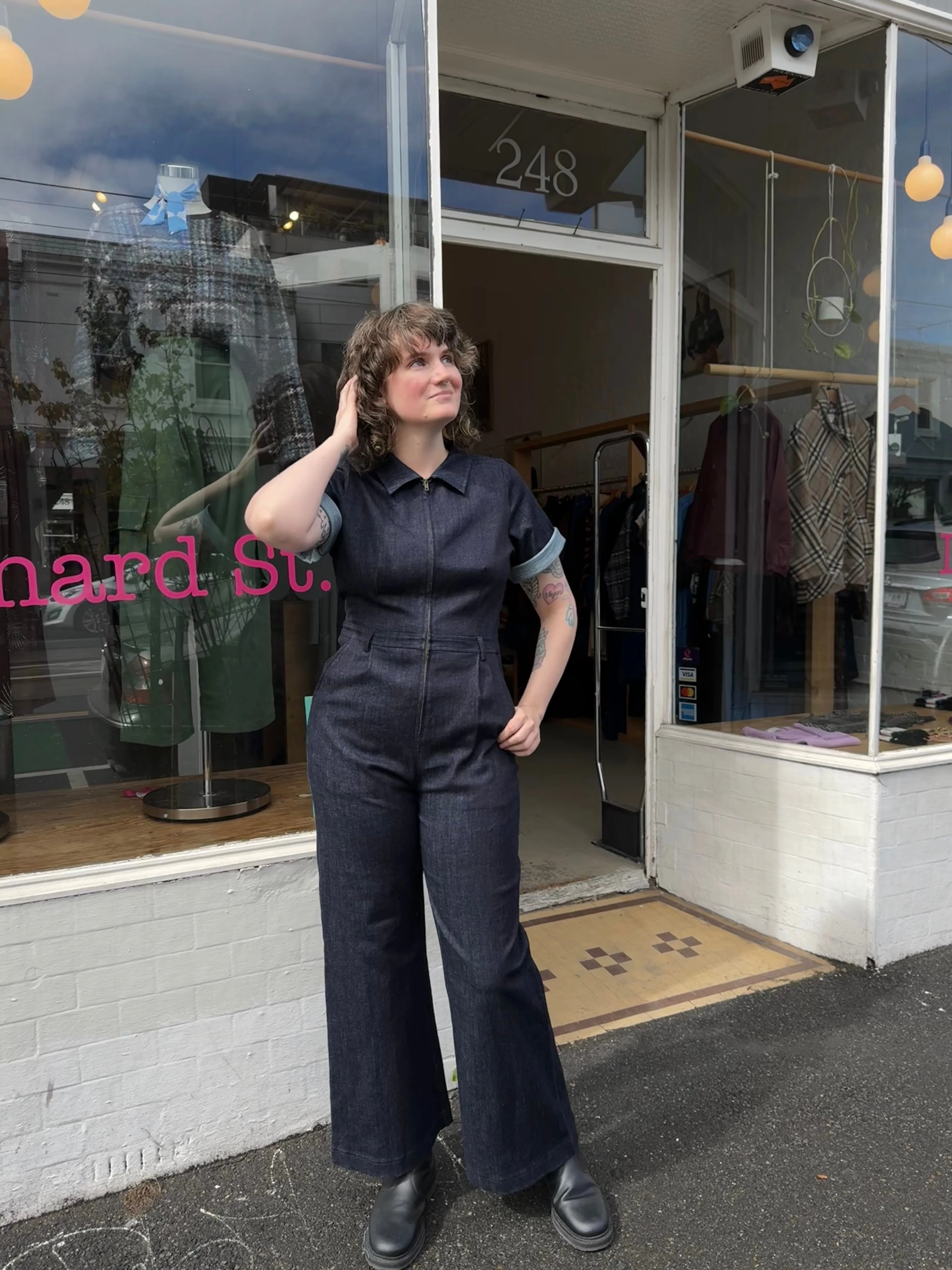 Pivot Jumpsuit, Indigo