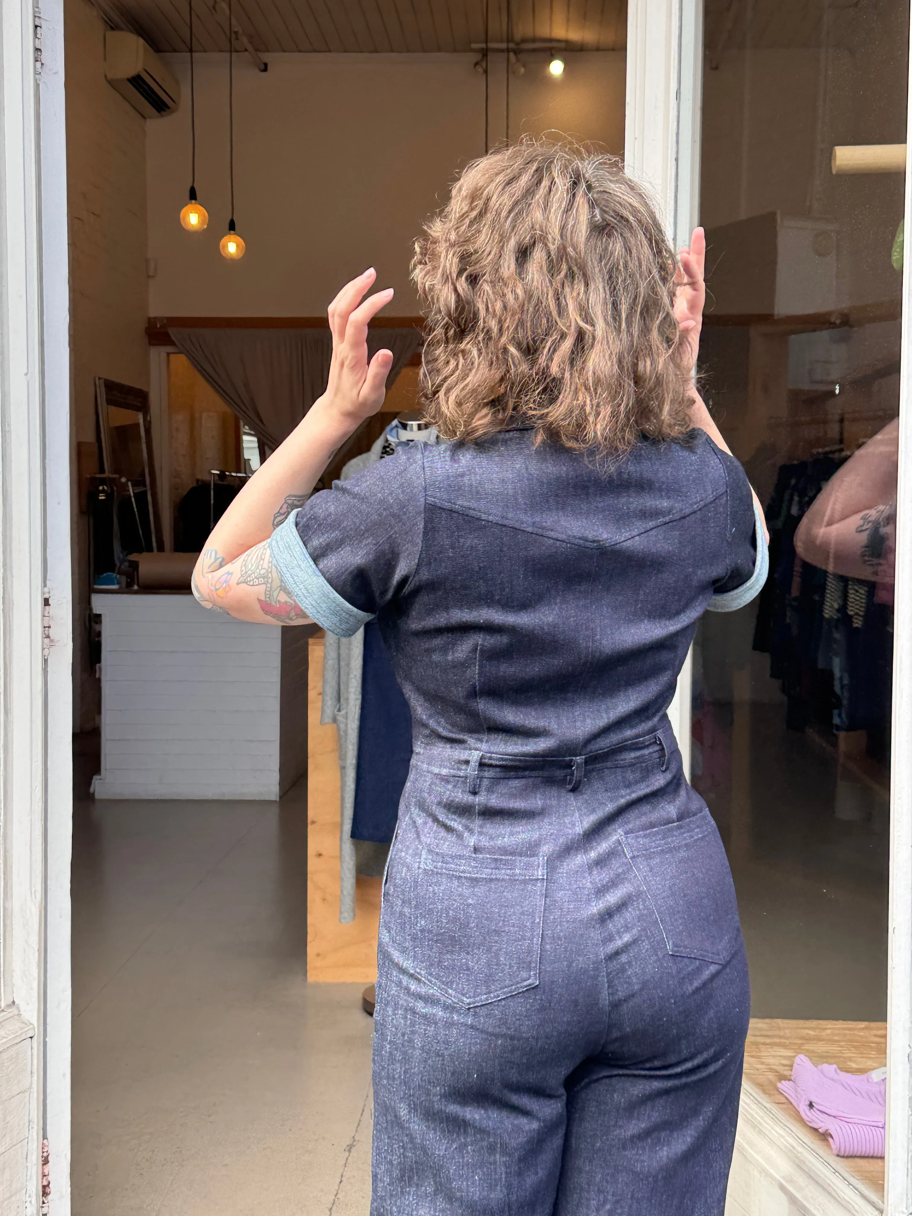 Pivot Jumpsuit, Indigo