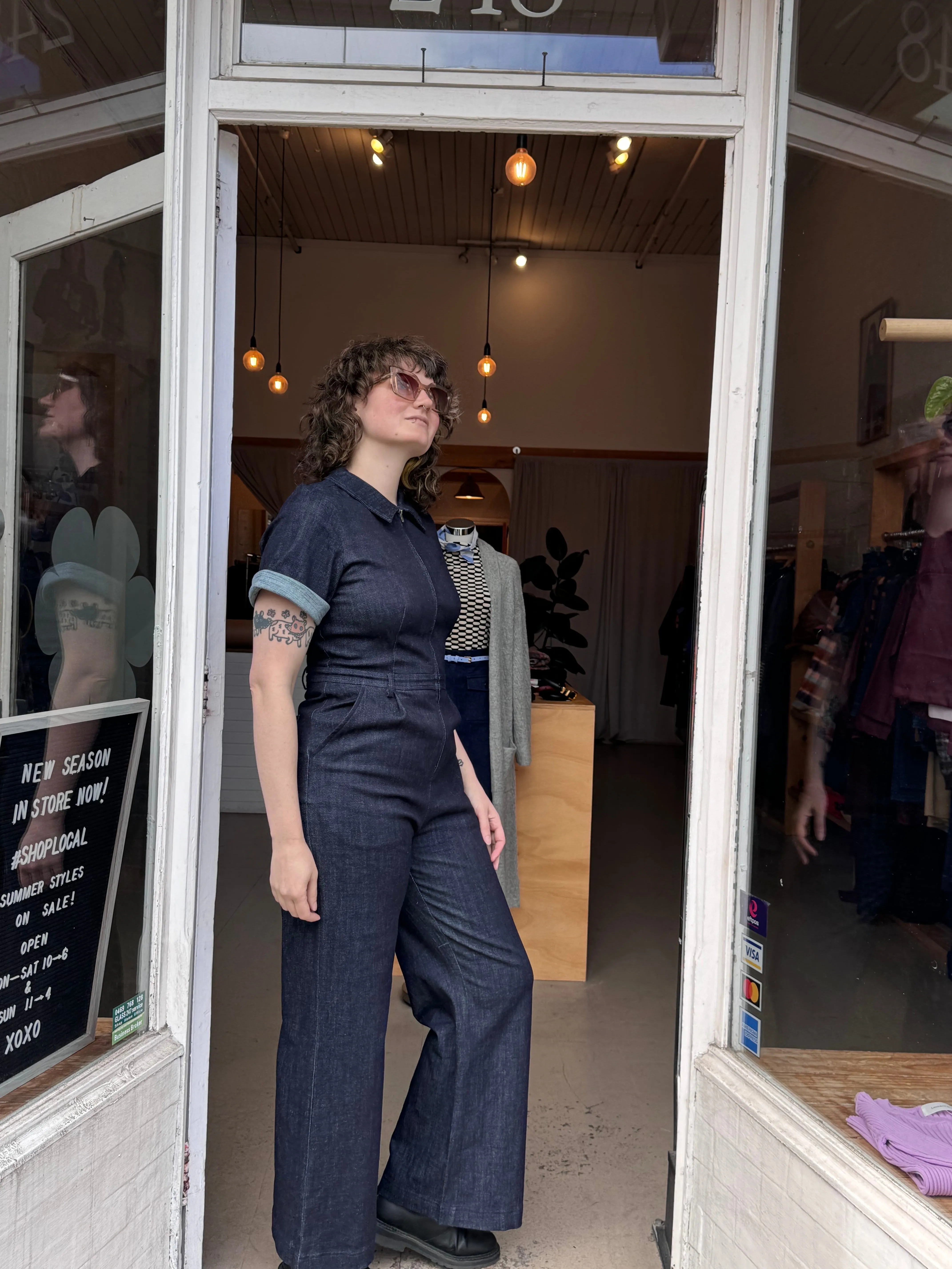 Pivot Jumpsuit, Indigo