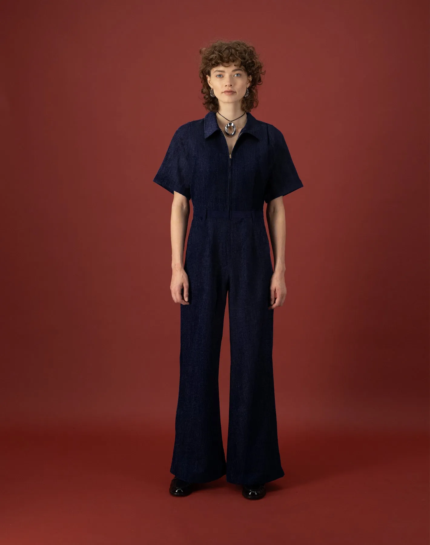 Pivot Jumpsuit, Indigo