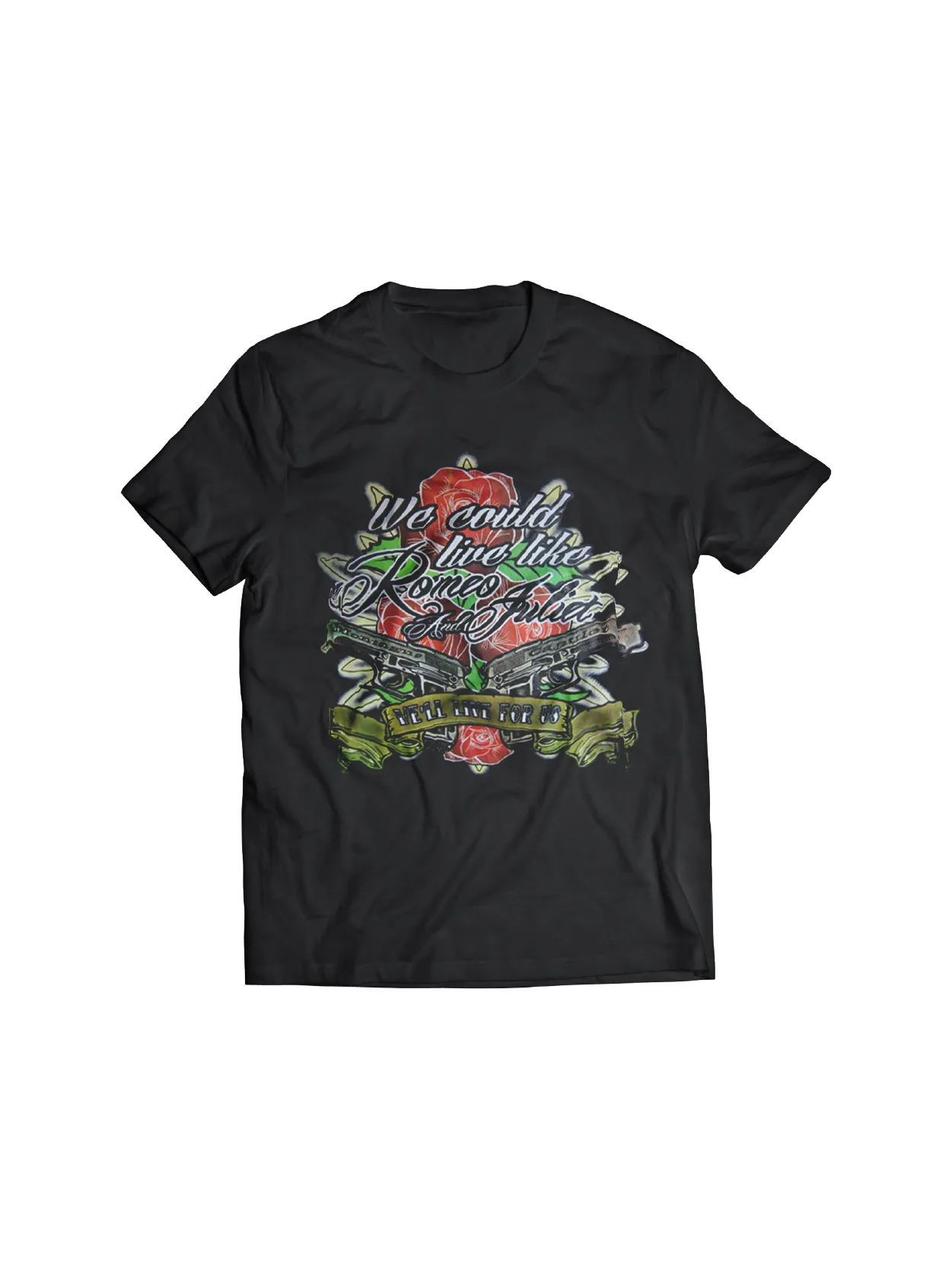 RED JUMPSUIT APPARATUS: ROMEO AND JULIET T-SHIRT
