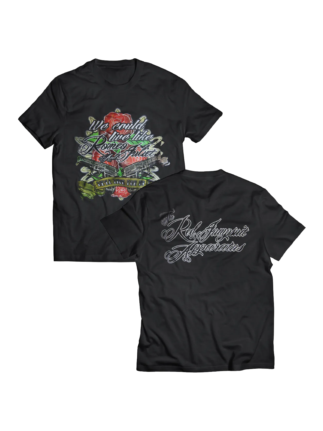 RED JUMPSUIT APPARATUS: ROMEO AND JULIET T-SHIRT