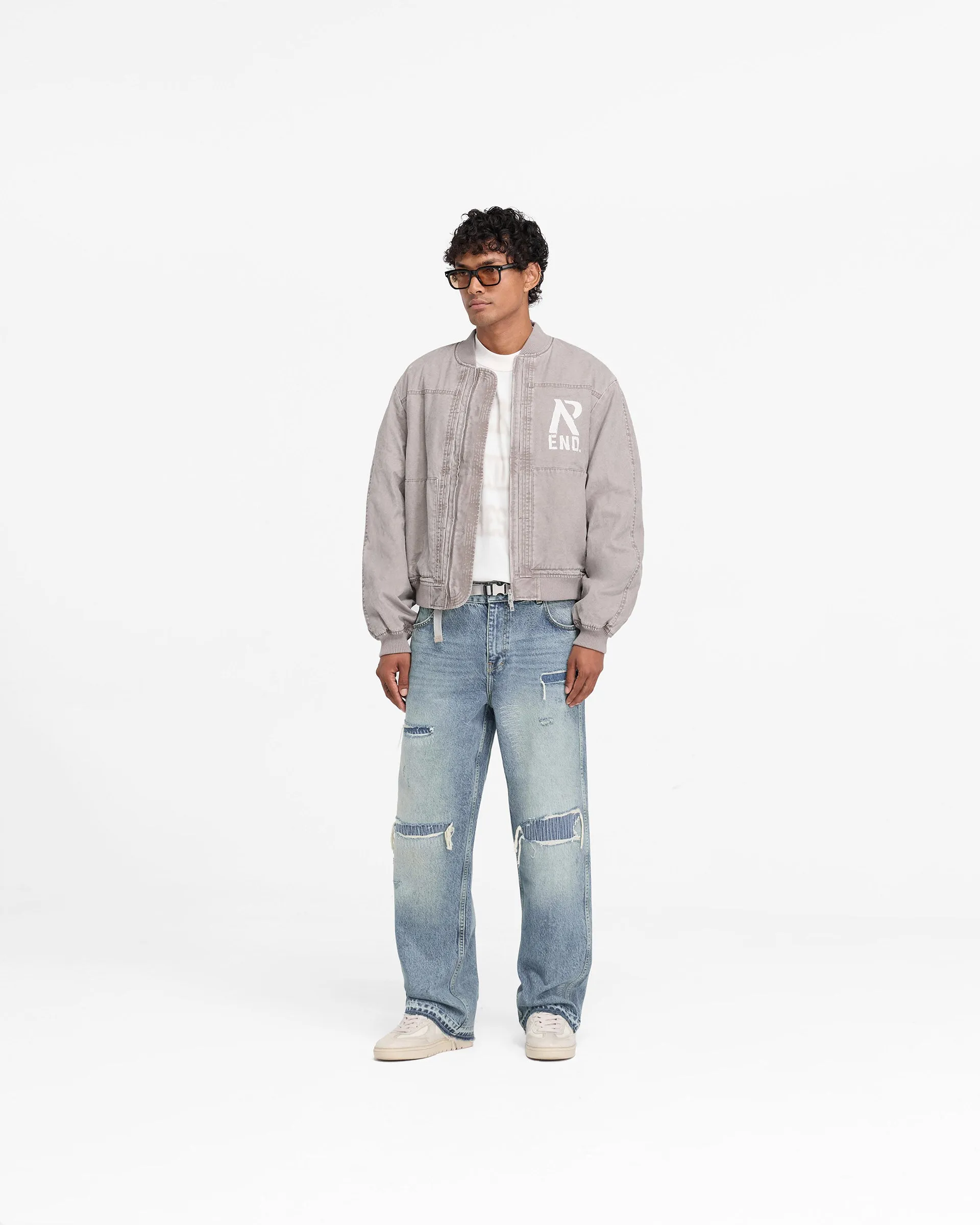 Represent X End Utility Bomber Jacket - Vintage Brown