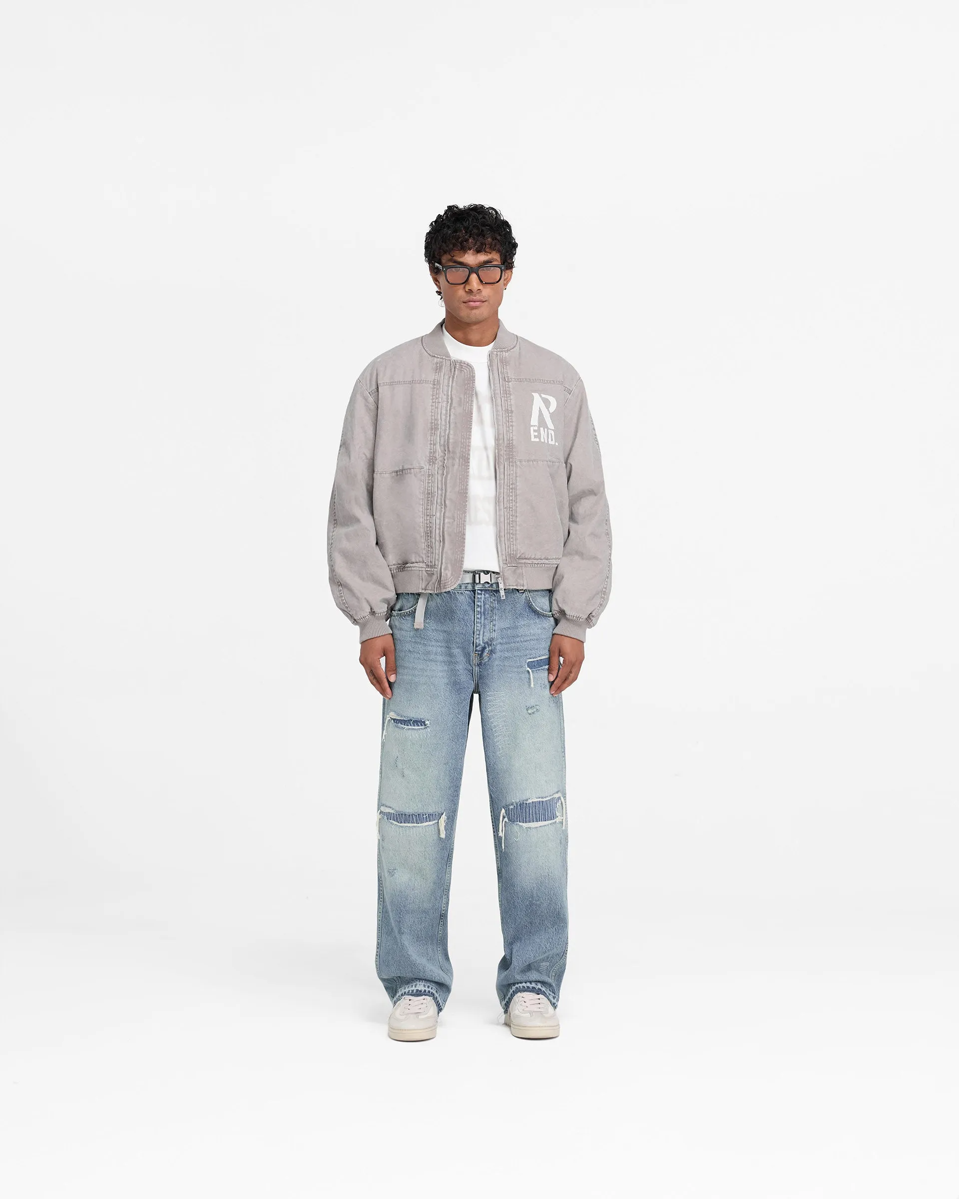 Represent X End Utility Bomber Jacket - Vintage Brown
