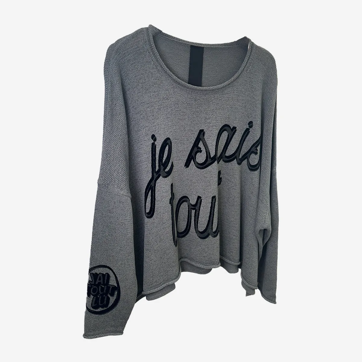 ROCK PRINT PULLOVER