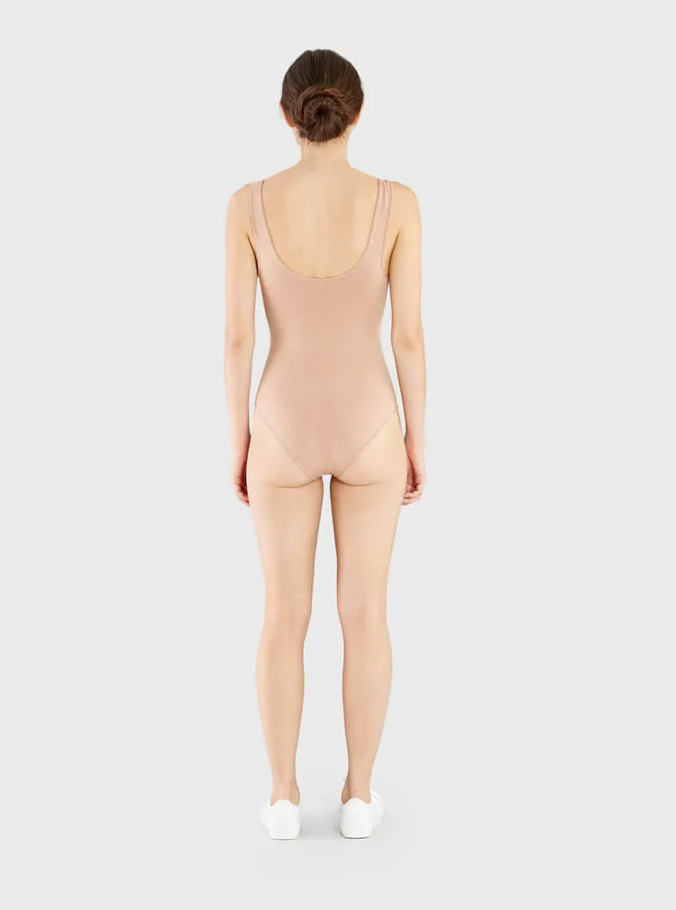 Ruched Bodysuit Grey by Miakoda