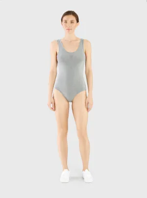Ruched Bodysuit Grey by Miakoda