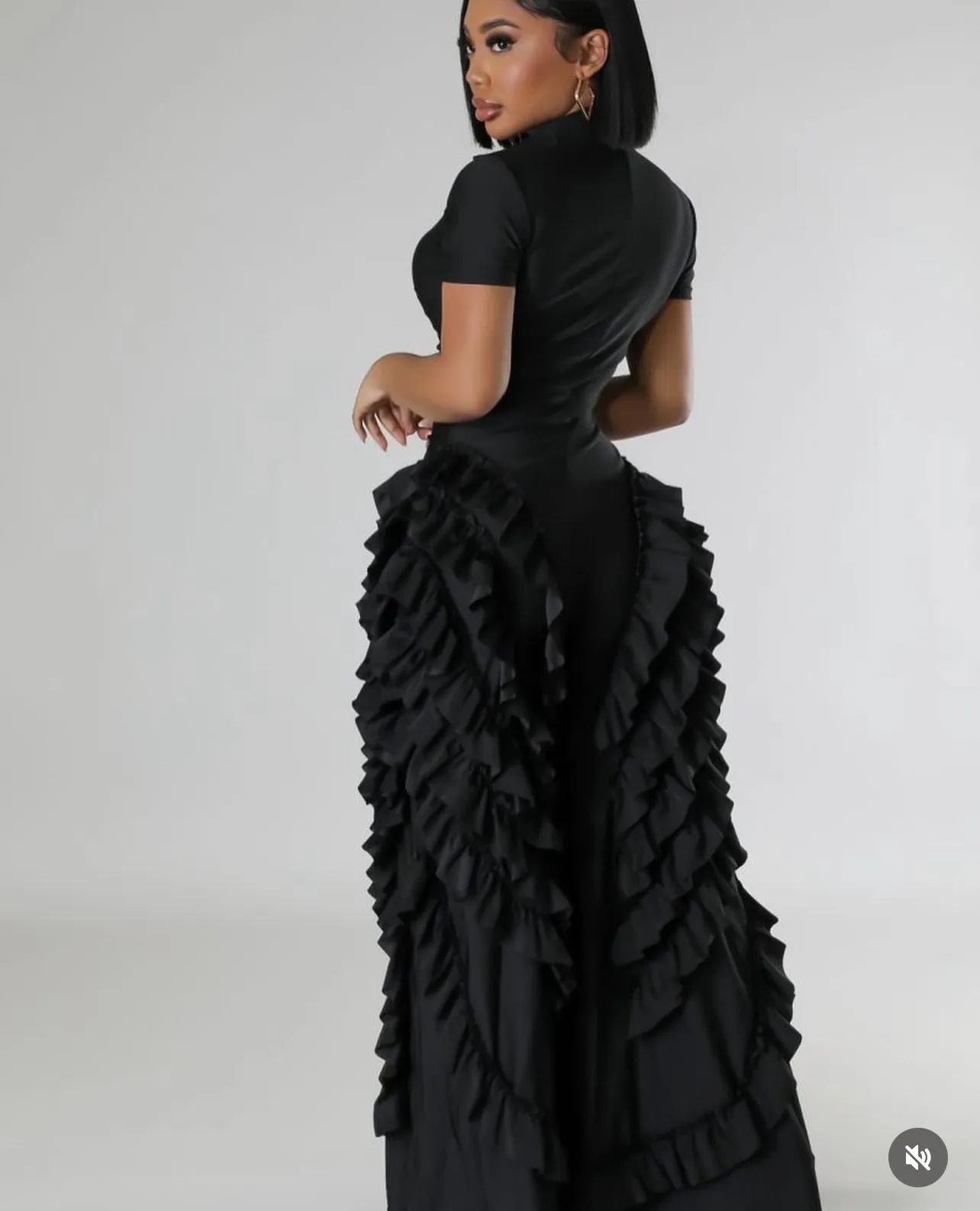 RUFFLE LEG JAMIE JUMPSUIT