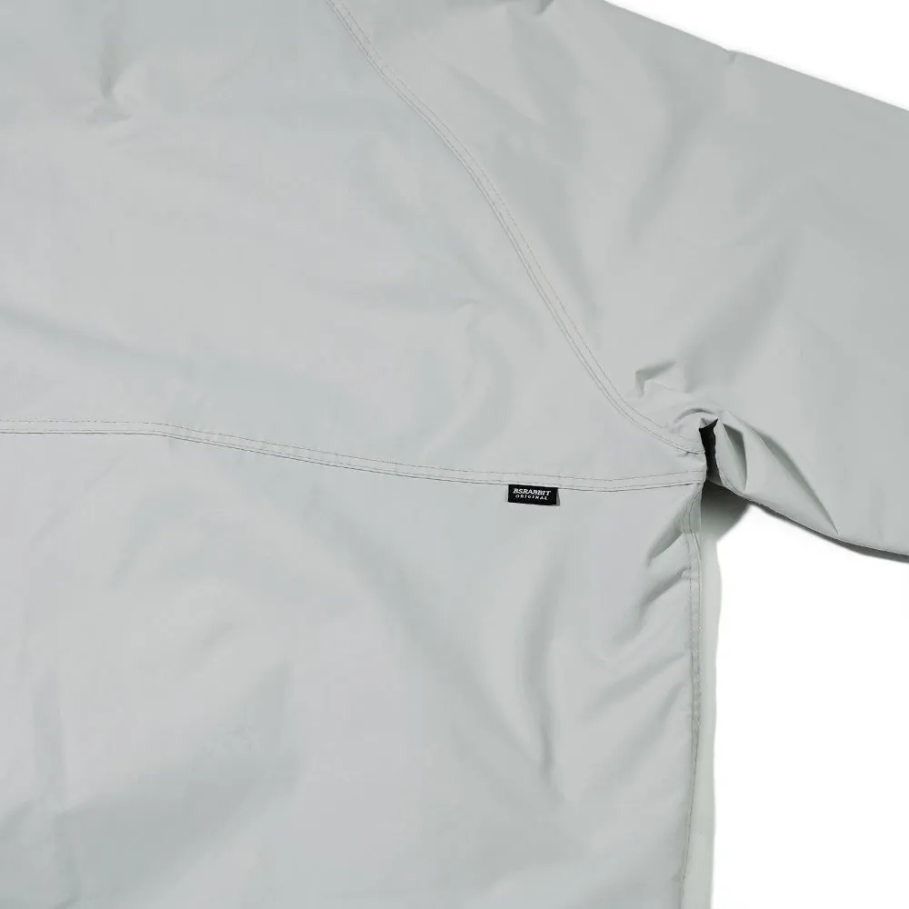 RUN HOODED ANORAK JACKET GRAY