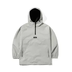 RUN HOODED ANORAK JACKET GRAY
