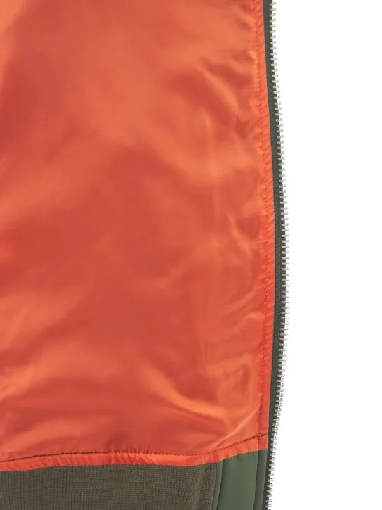 Sacai   Zip-up nylon bomber jacket 