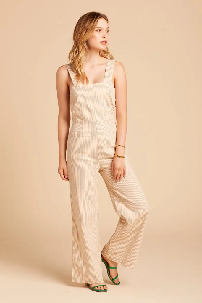 Sand Stripe Sailor Jumpsuit