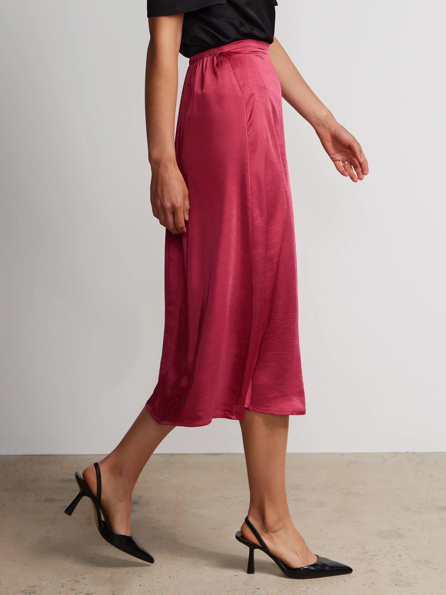 Satin Slip Skirt