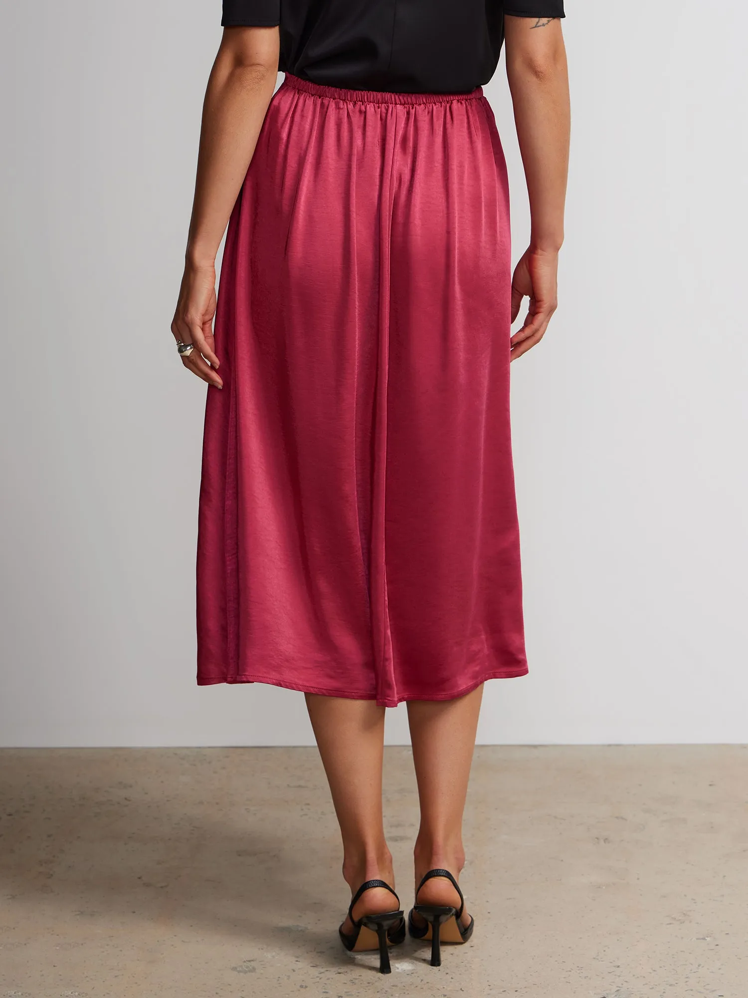 Satin Slip Skirt