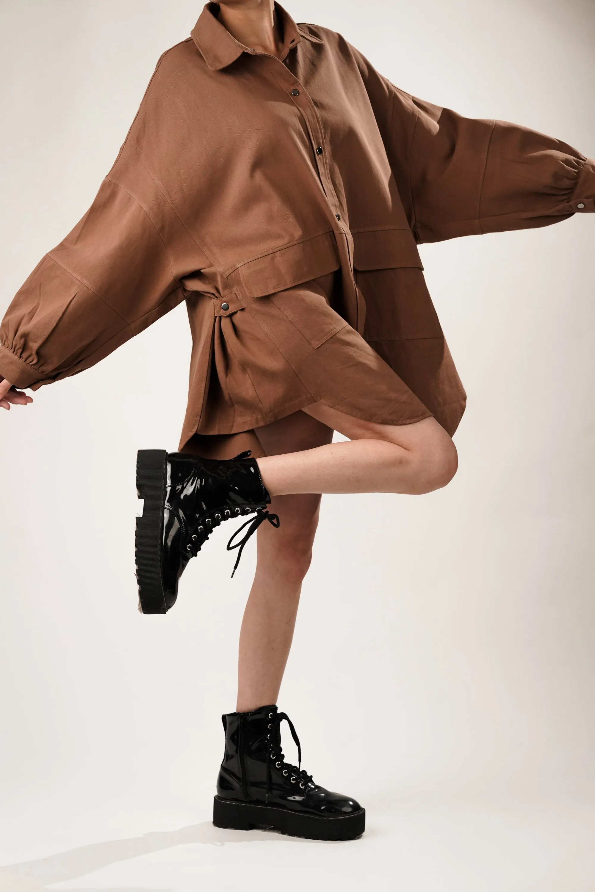 Skate Oversized Shirt Dress