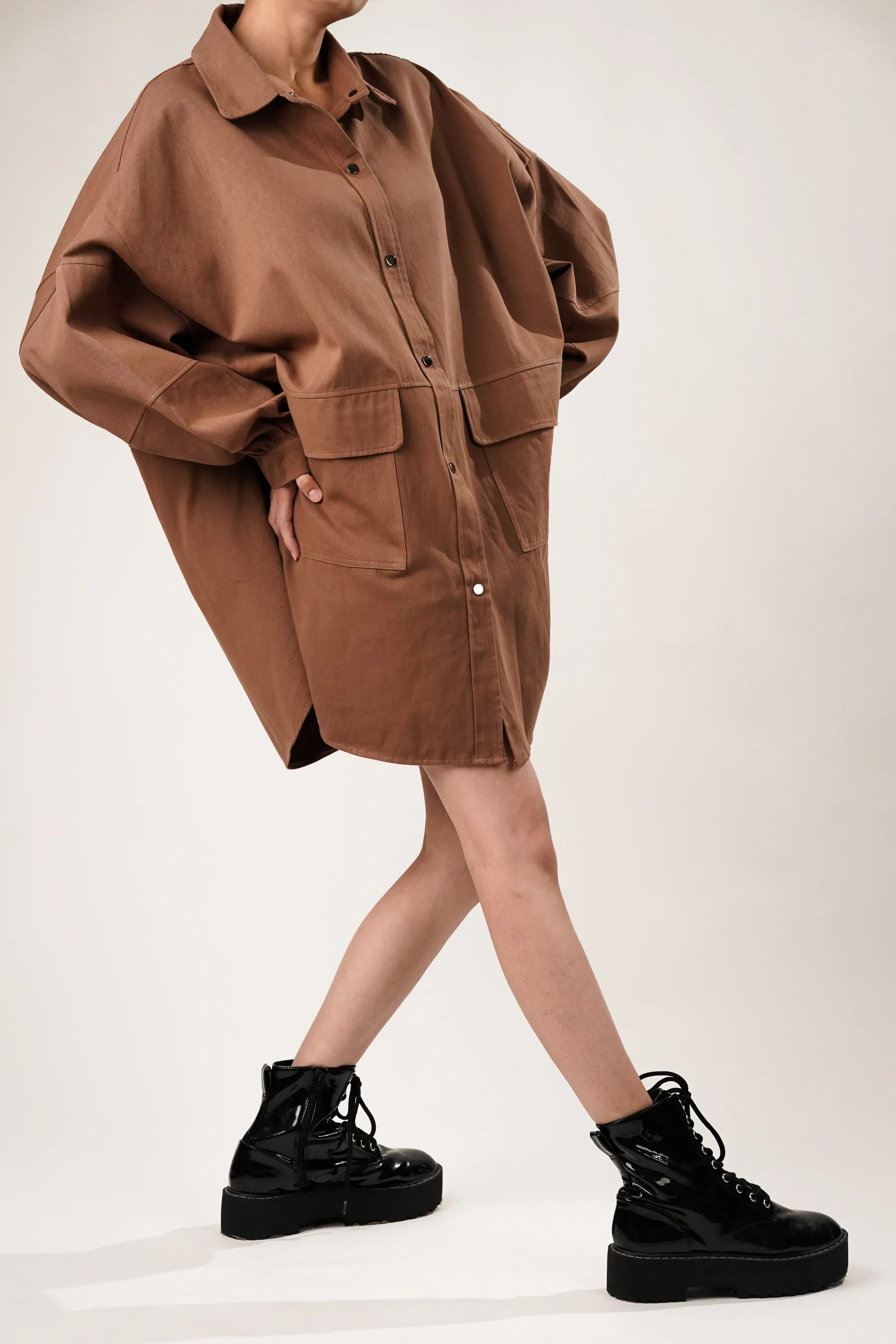 Skate Oversized Shirt Dress