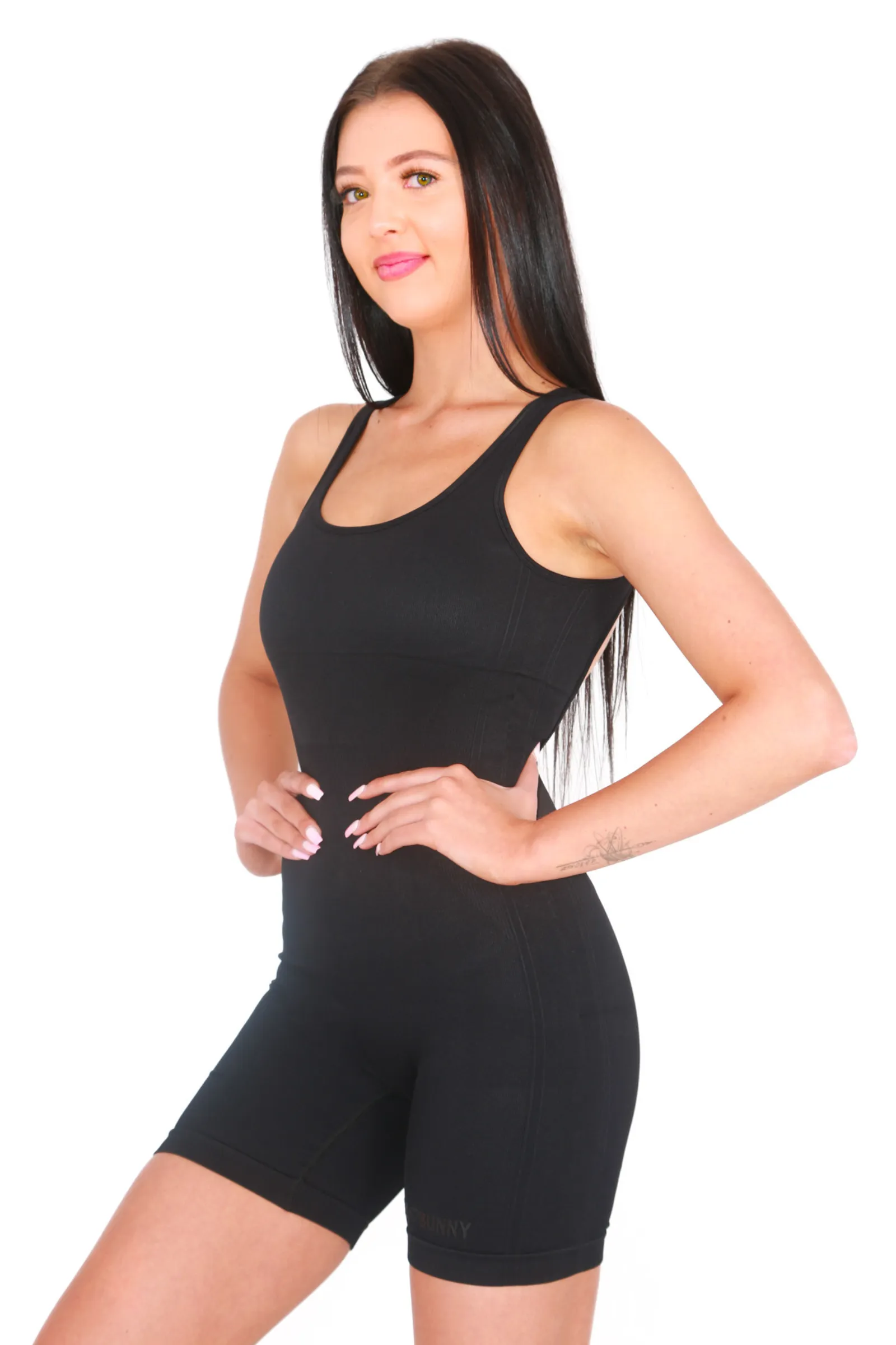 Sleeveless Open Back Jumpsuit - Black