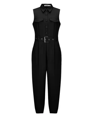 Sleeveless Pocket Jumpsuit