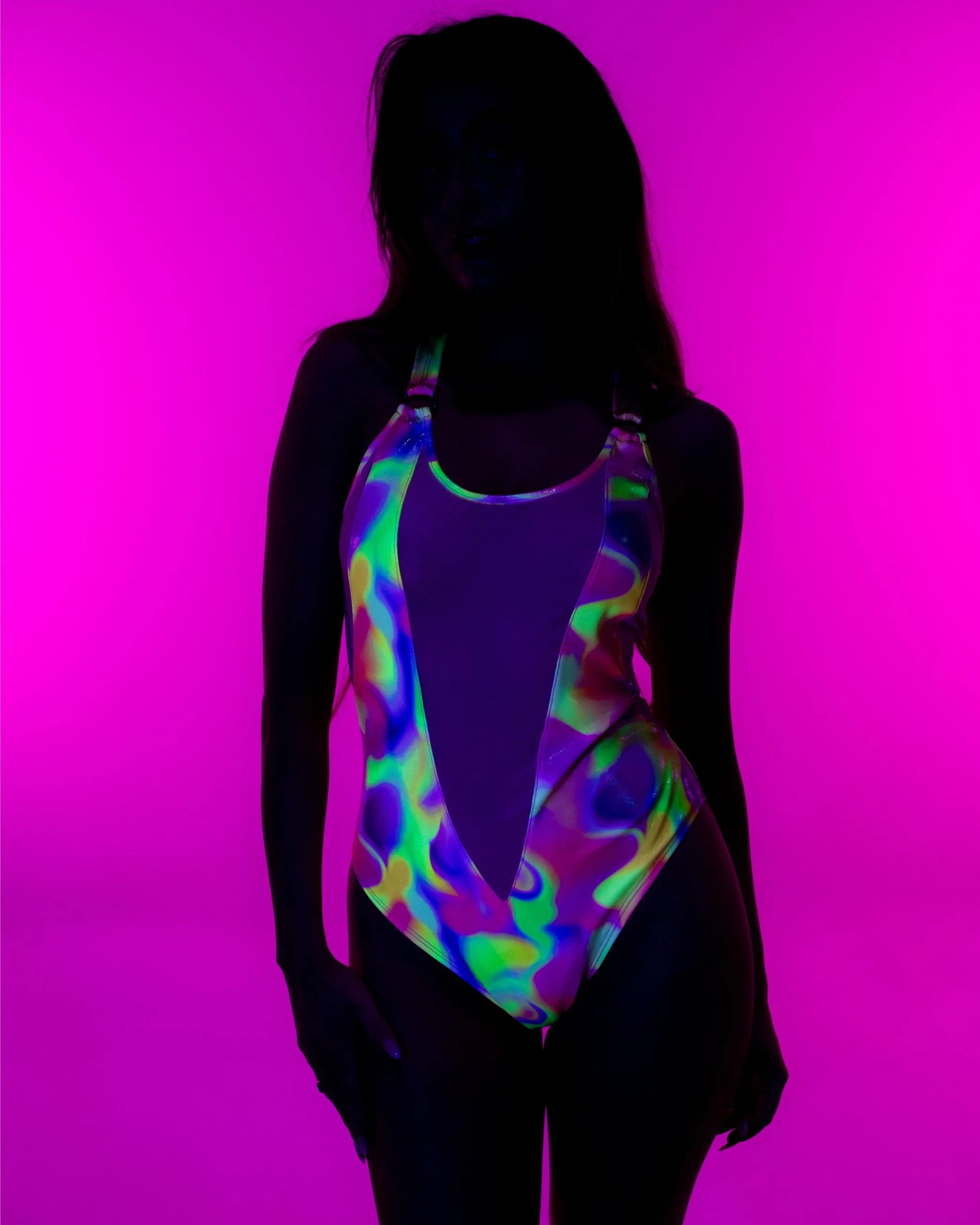 Solar Flare Panel Bodysuit