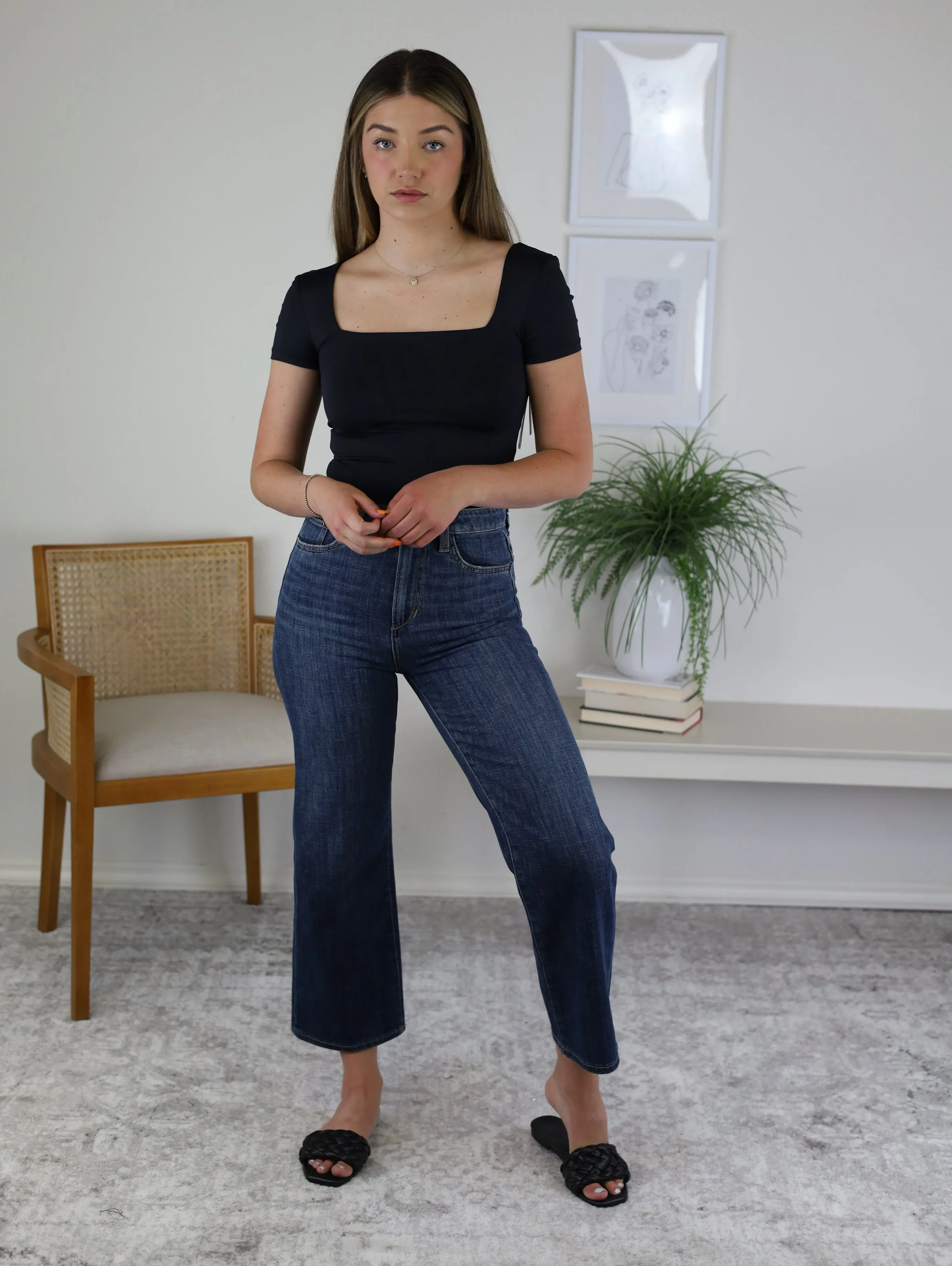 Stacy Square Neck Bodysuit- Sale