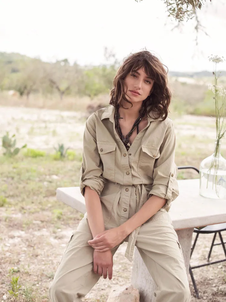 Summum Jumpsuit Green Lentil