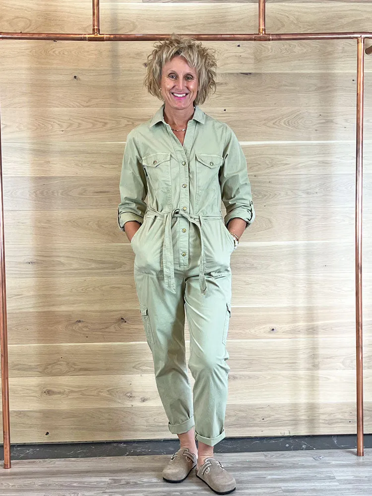 Summum Jumpsuit Green Lentil