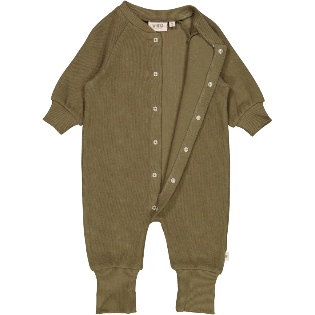 Sweat Jumpsuit Lou - dry pine