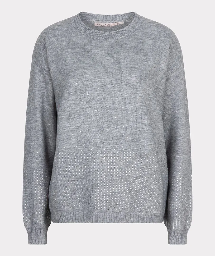 Sweater Melange Strass Stones