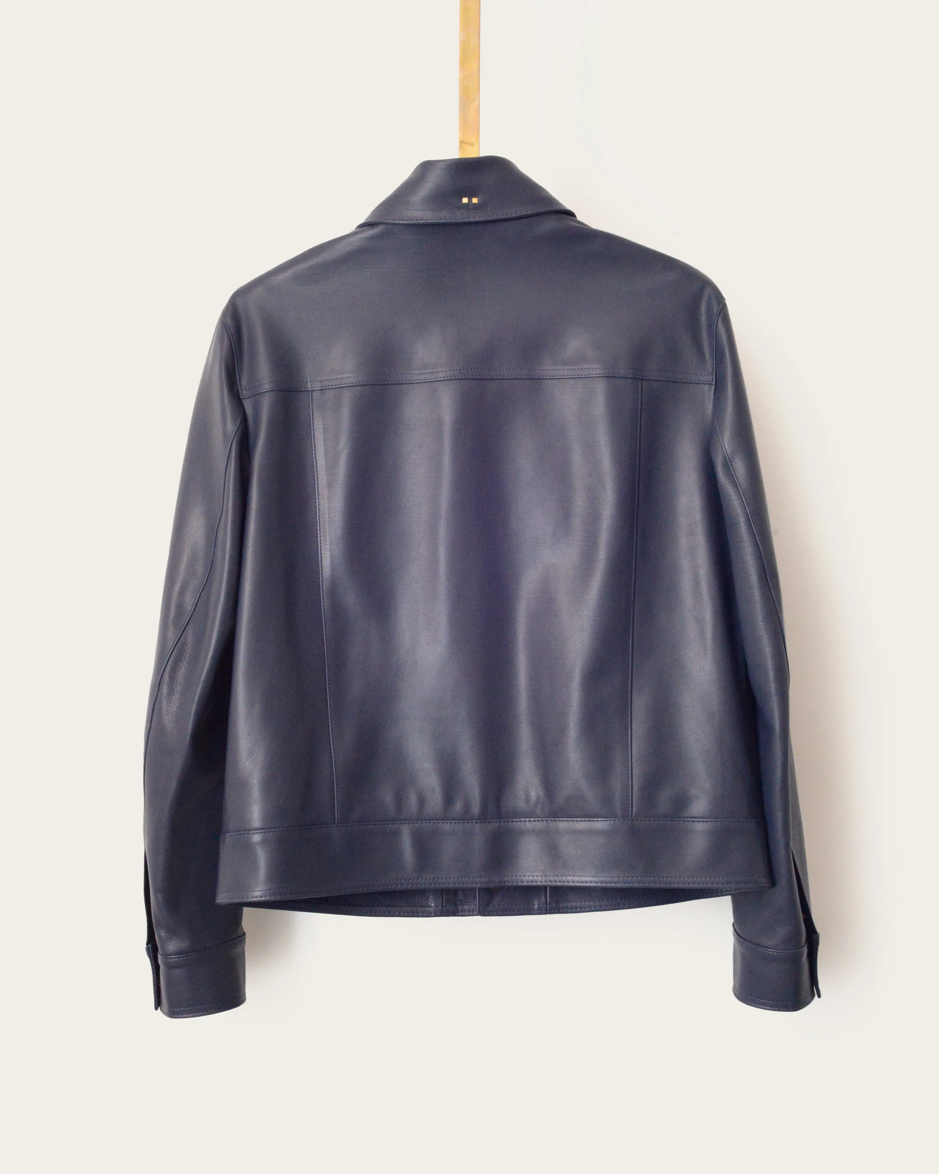 The 68': Navy Elton Calf