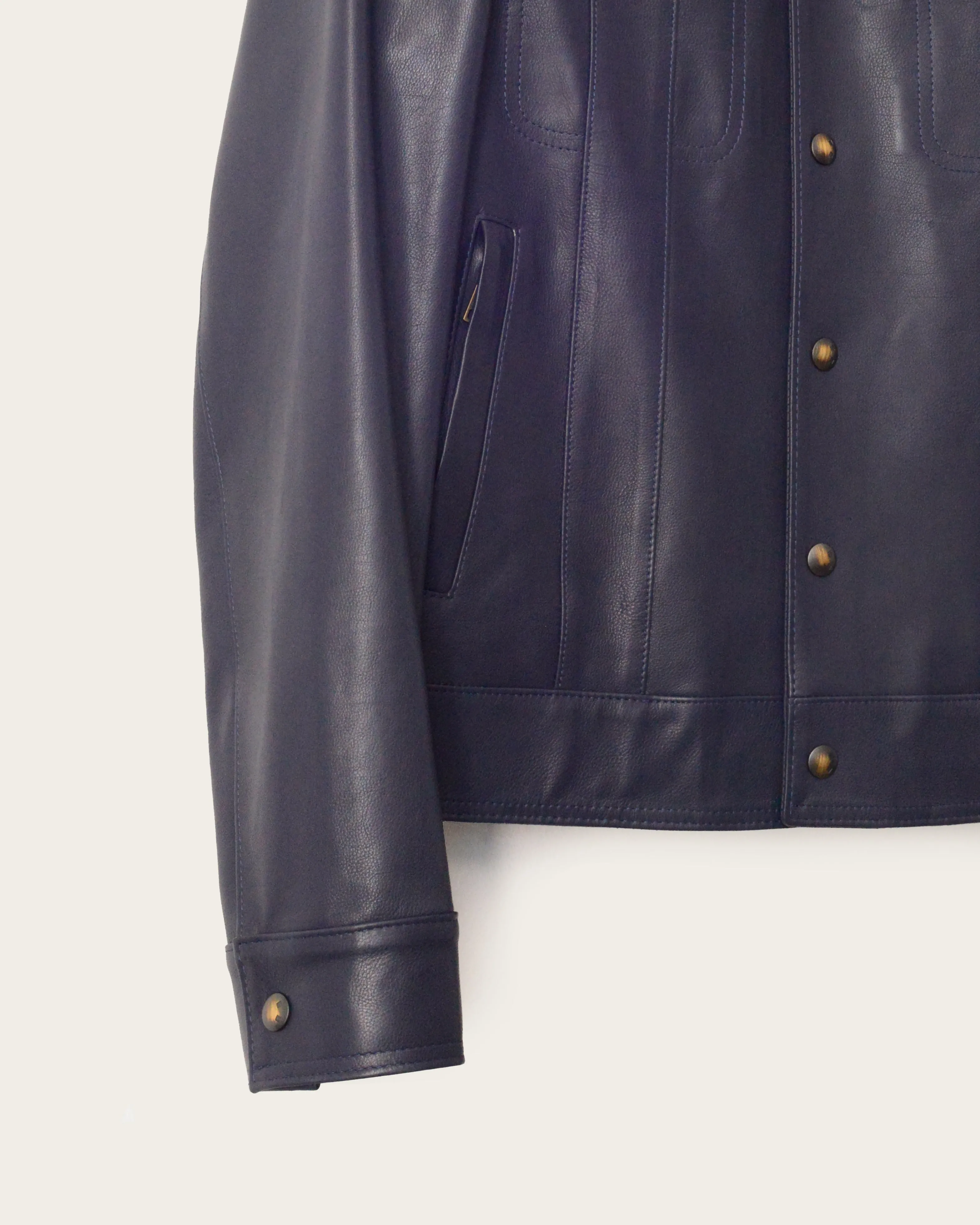 The 68': Navy Elton Calf