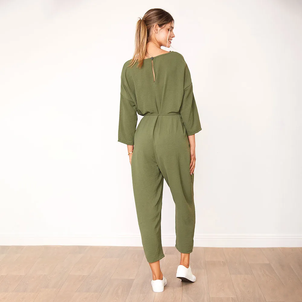 Viv Jumpsuit (Khaki)