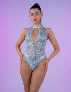 White Diamond Rodeo Keyhole Bodysuit