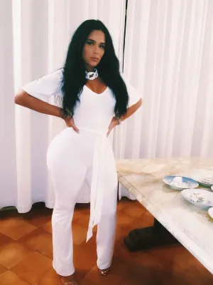 Winter White Jumpsuit