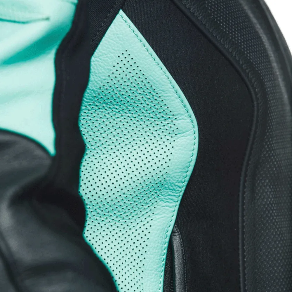 Women's Motorcycle Jacket Black Blue Green Leather