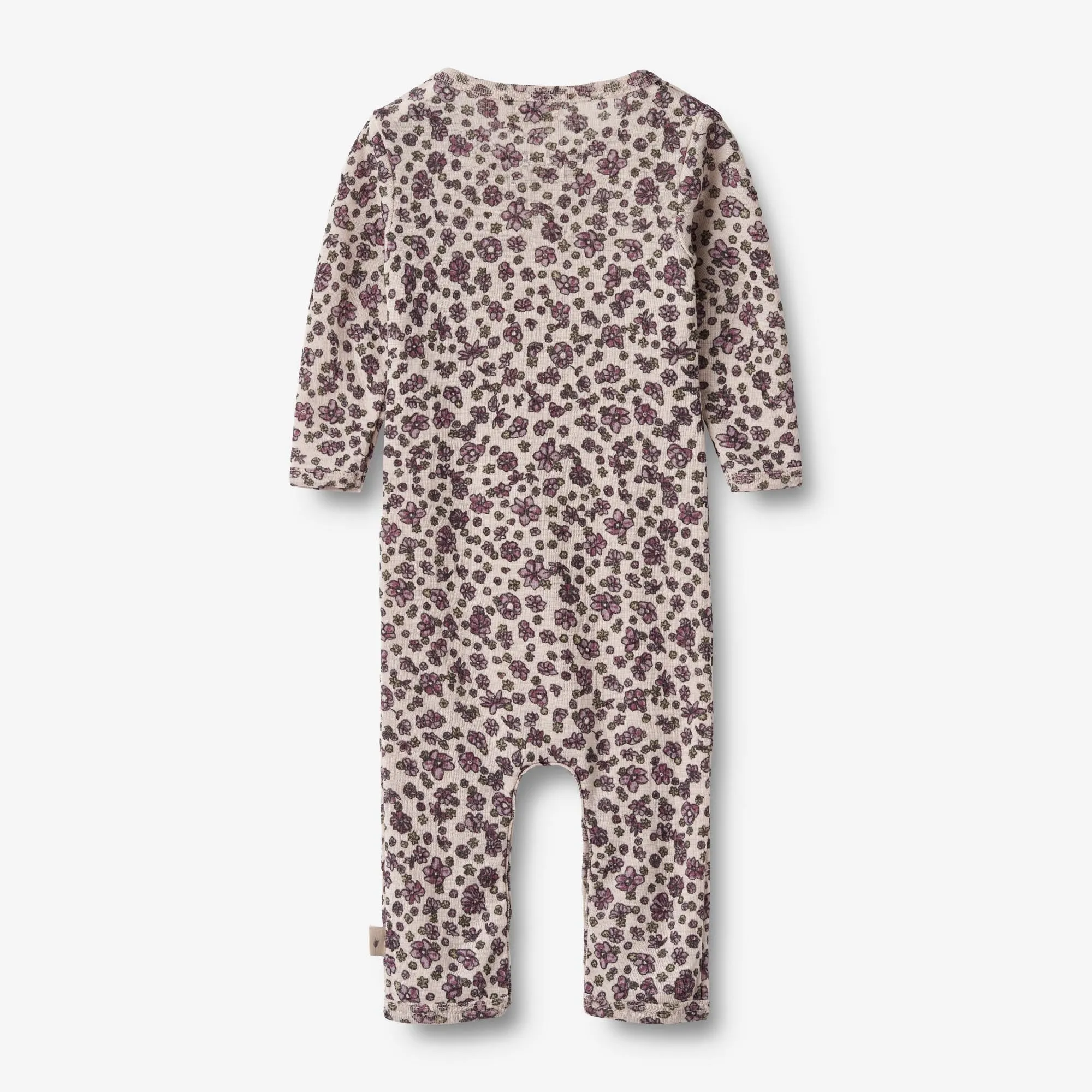 Wool Jumpsuit L/S Haven - autumn flowers