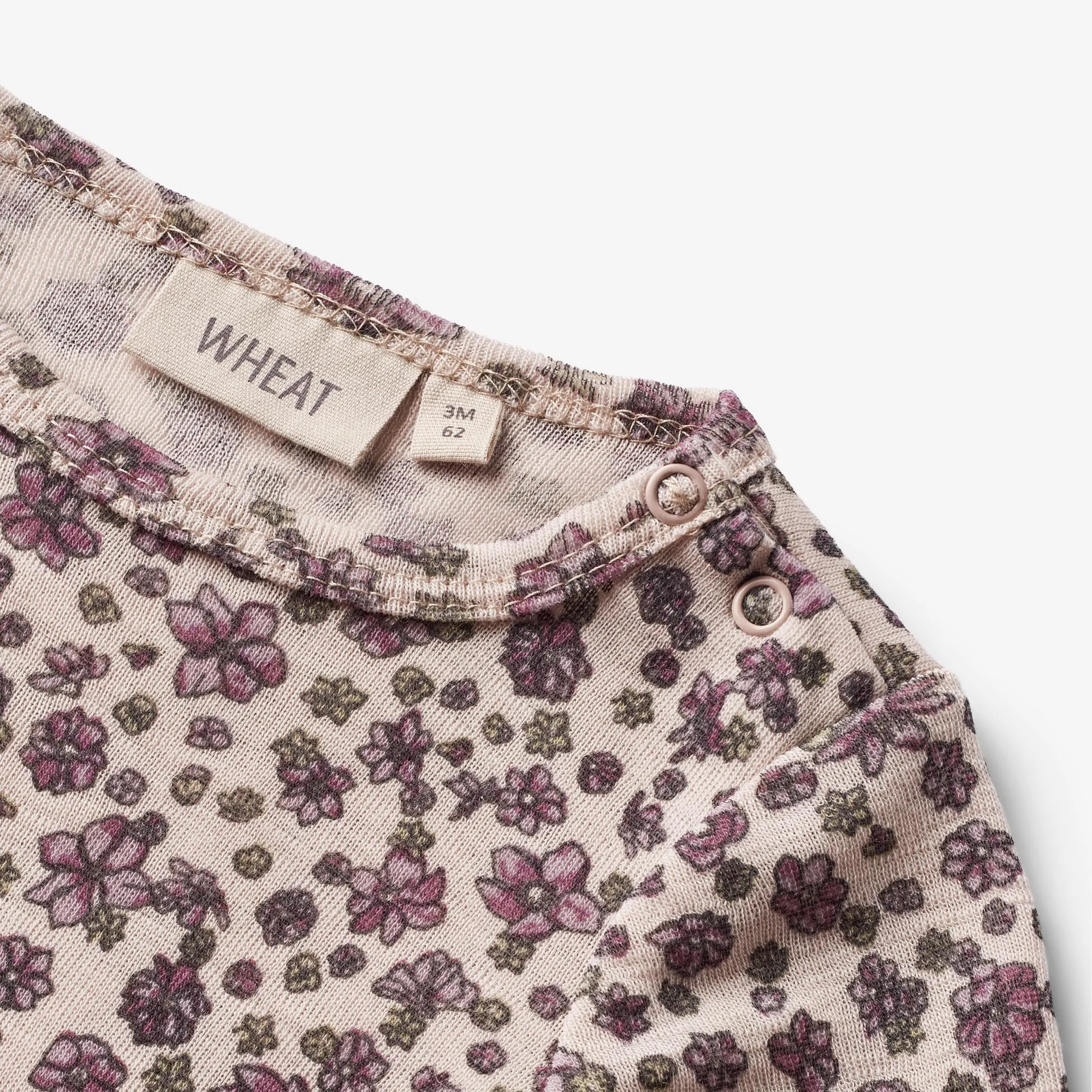 Wool Jumpsuit L/S Haven - autumn flowers