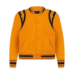 Wool Lightning Bomber 'Mustard'