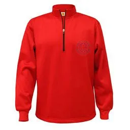 Youth Quarter Zip Performance Pullover With Garrett Memorial Logo