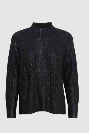 Zamira Pullover in Black Beauty